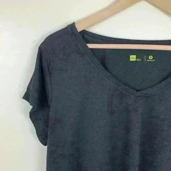 XERSION athletic tee XXL 100% polyester charcoal - Picture 5 of 8
